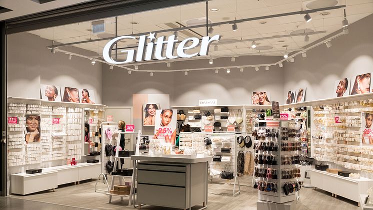 Glitter öppnar i Hallarna Halmstad och på Lilla Fiskaregatan Lund