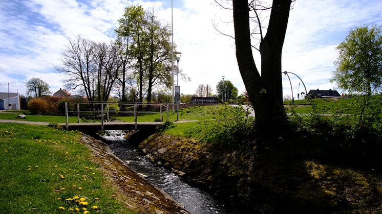 Boserupsbäcken, Bjuvs tätort. Foto: Timo Julko