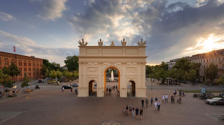 Das Fest der Vielfalt findet am Brandenburger Tor statt.