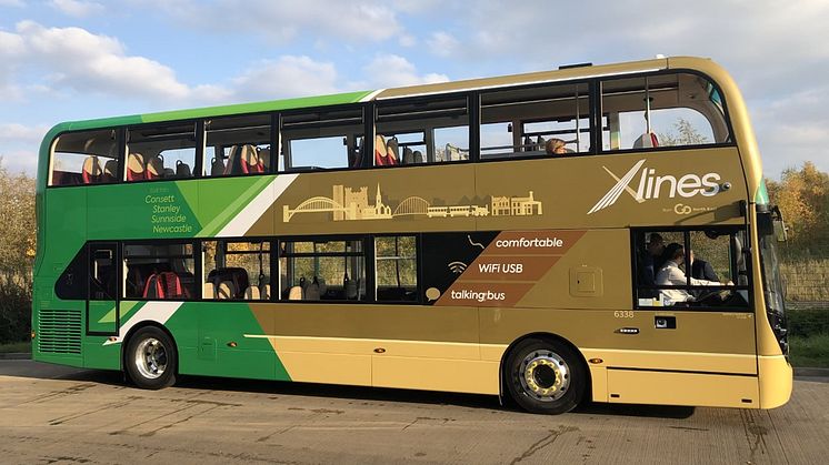 £720,000 investment from Go North East in state of the art environmentally friendly buses for its X30 route