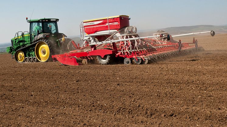 Trejon och Pöttinger lanserar ny 9 meters bearbetande kombisåmaskin – Terrasem C9 Fertilizer