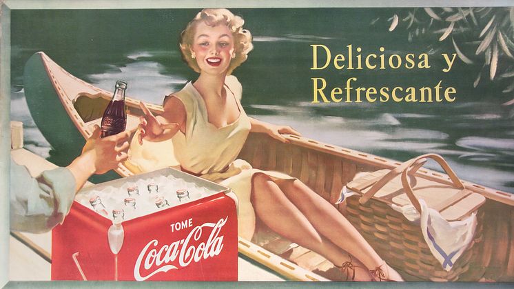 Coca-Cola-juliste vuodelta 1953