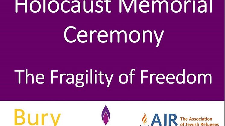 Marking Holocaust Memorial Day in Bury