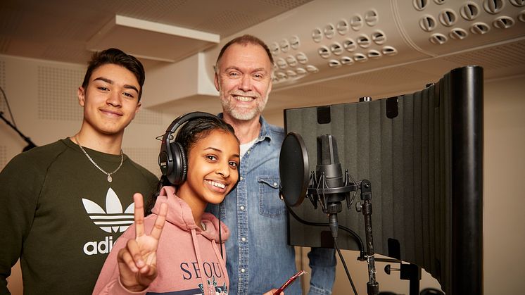 Juan Pablo Schröder, Yosra Hassan och Anders "Governor Andy" Siösteen.