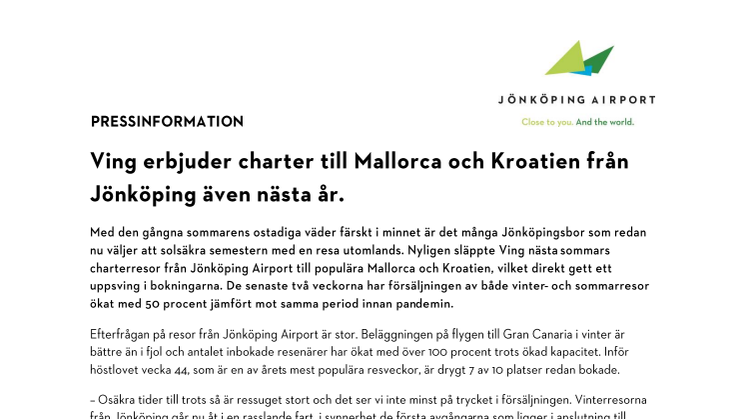 Ving erbjuder charter till Mallorca och Kroatien från Jönköping även nästa år.pdf