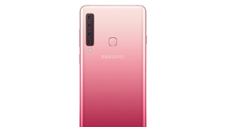 Galaxy A9_Back_Bubblegum Pink