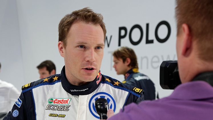 Jari-Matti Latvala tycker om den nya växellådan i nya Polo R WRC.