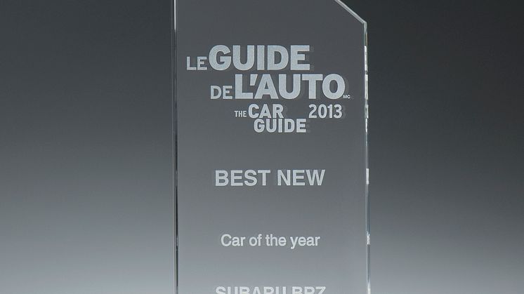 Subaru BRZ är Årets Bil i Kanada