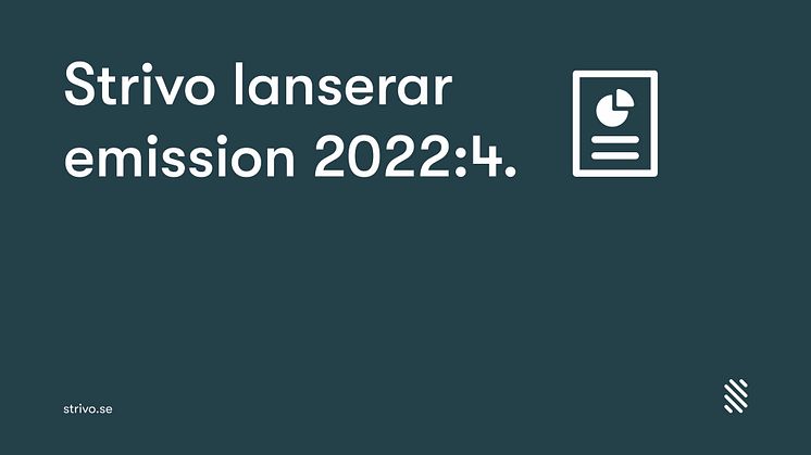 Strivo lanserar Emission 2022:4