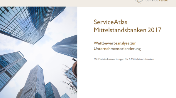 Mittelstandsbanken aus Firmensicht bewertet