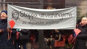 Bilden från en tidigare demonstration.