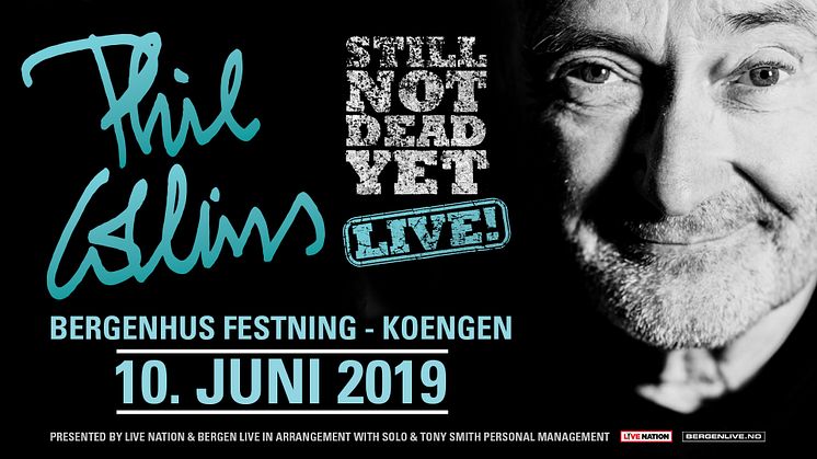 PHIL COLLINS TIL BERGEN!