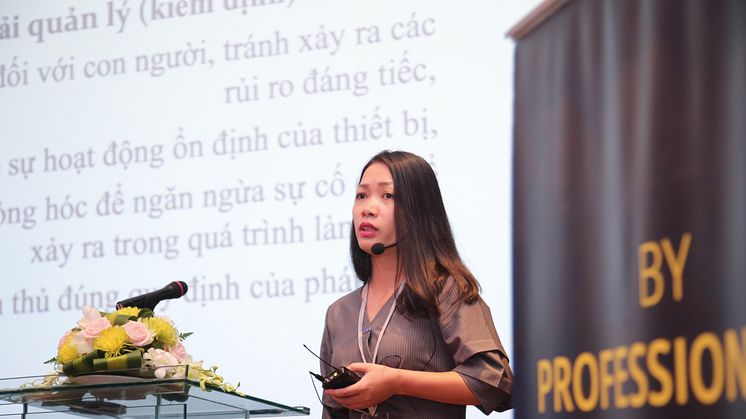 Ms. Vu Thi Hong Hanh, the Vietnamese Standards Department STAMEQ.