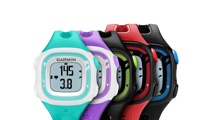 Spring av hela ditt hjärta: Garmin® Forerunner® 15 med puls- och aktivitetsmätning