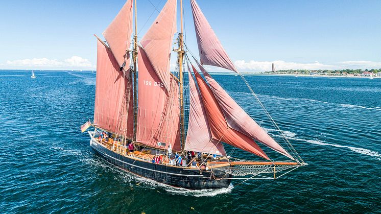 Traditionsschiff "Zuversicht" auf der Kieler Förde