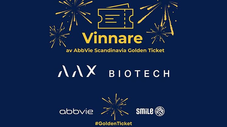 Vinnaren av AbbVie Skandinaviens Golden Ticket utsedd