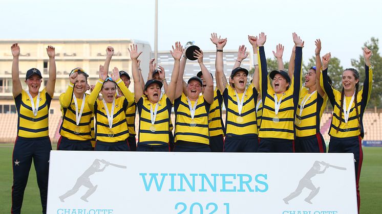 South East Stars win the Charlotte Edwards Cup