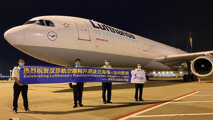 Erster Frachtflug aus Shenzhen gestartet