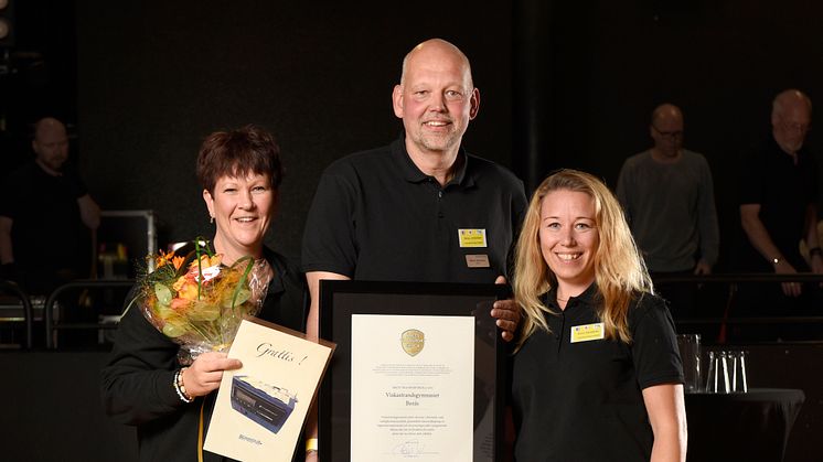 Viskastrandsgymnasiet fick utmärkelsen Årets Transportskola 2015