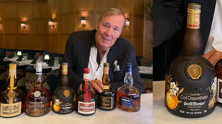 HKC Hotels ägare Kurt Östlund med utvalda Grand Marnier.