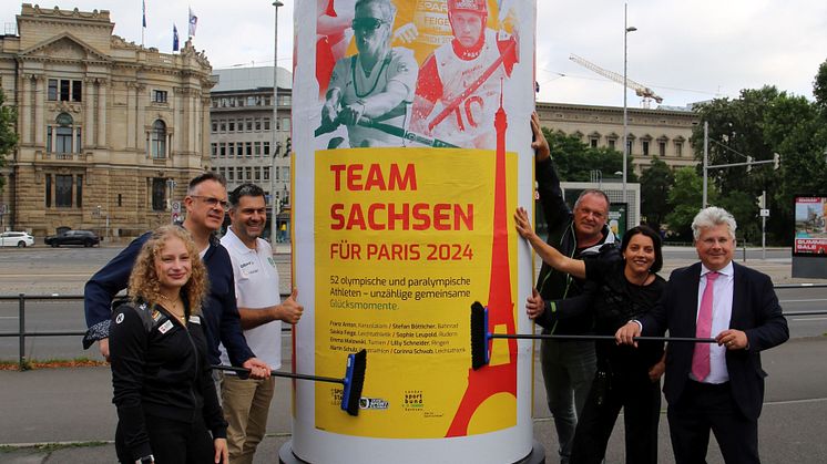 Neue Kampagne: Team Sachsen für Paris 2024