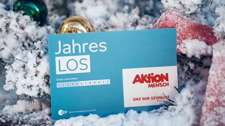 Das beste Geschenk, seit es Weihnachten gibt: Das Aktion Mensch-Jahreslos / Fotocredits: Cecil Arp