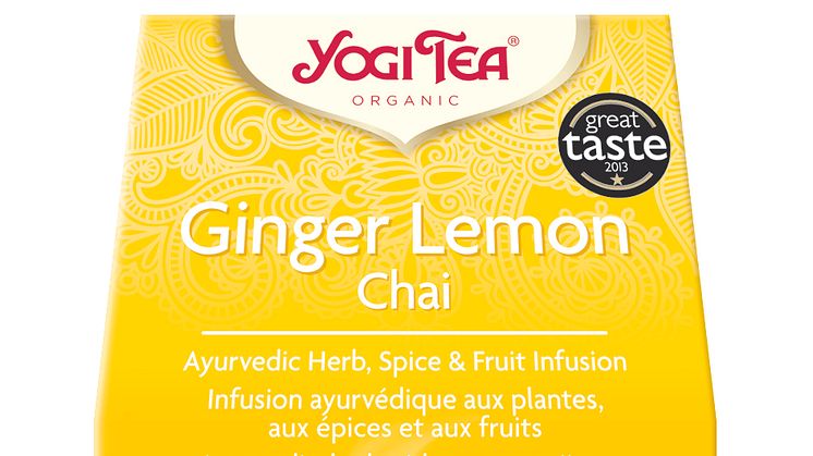 Yogi Tea Ginger Lemon chai løsvekt økologisk 90 g