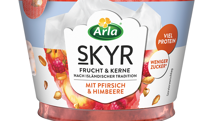 Arla Skyr Frucht & Kerne - Pfirsich & Himbeere