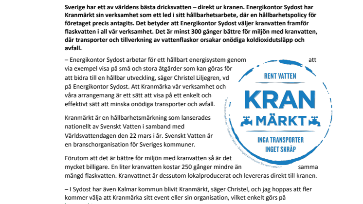 Kranmärkt energikontor