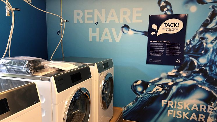 Tvättstugan håller nu på att inredas inför invigningen. Bild: Karin Nilsson, LKF