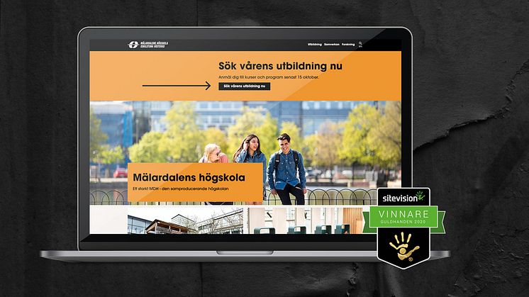 HiQ vinner Guldhanden för bästa offentliga webbplats 2020