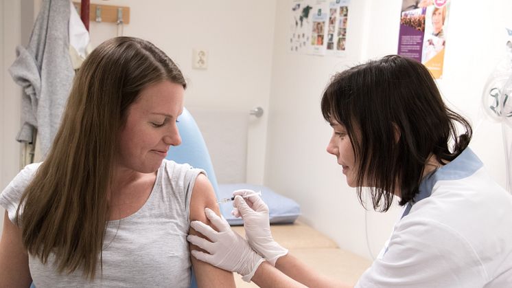 Säsongens influensavaccin ger skydd mot fler influensatyper än tidigare. Foto: Jan Alfredsson