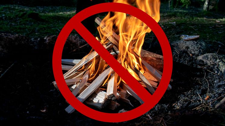 Totalt grill- och eldningsförbud i Skåne från och med den 23 juli