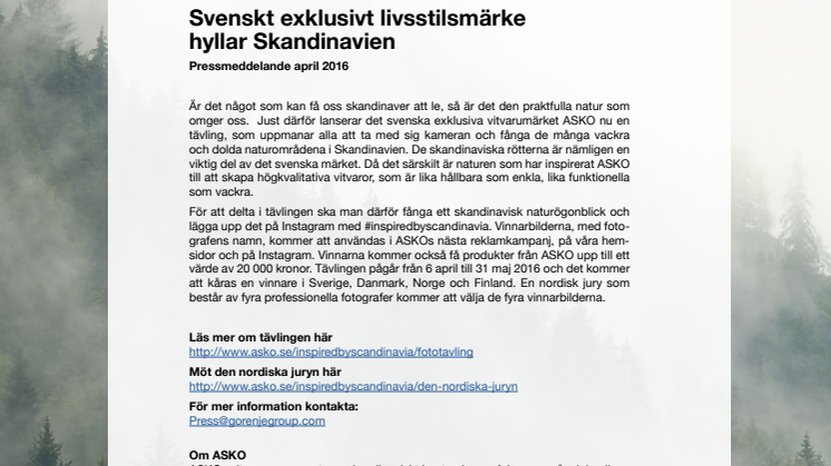 Svenskt exklusivt livsstilsmärke hyllar Skandinavien
