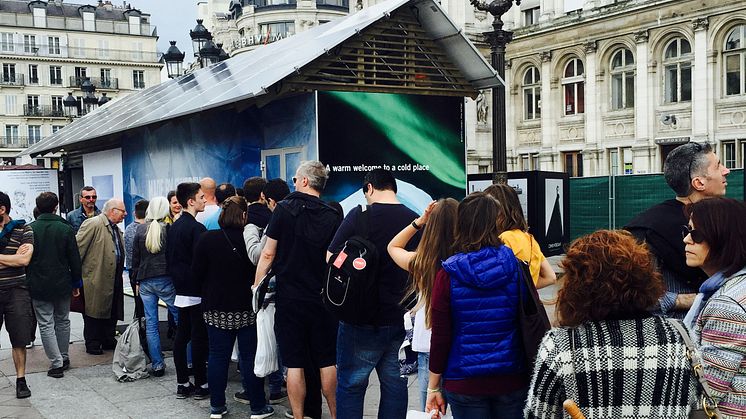 NIBE Energy Systems medverkar i projektet La Place de l’Europe, en europeisk kulturutställning anordnad av Paris stad. 