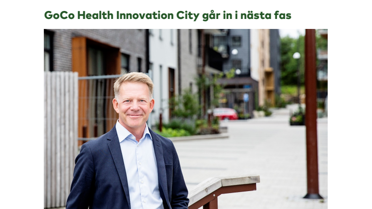 GoCo Health Innovation City går in i nästa fas