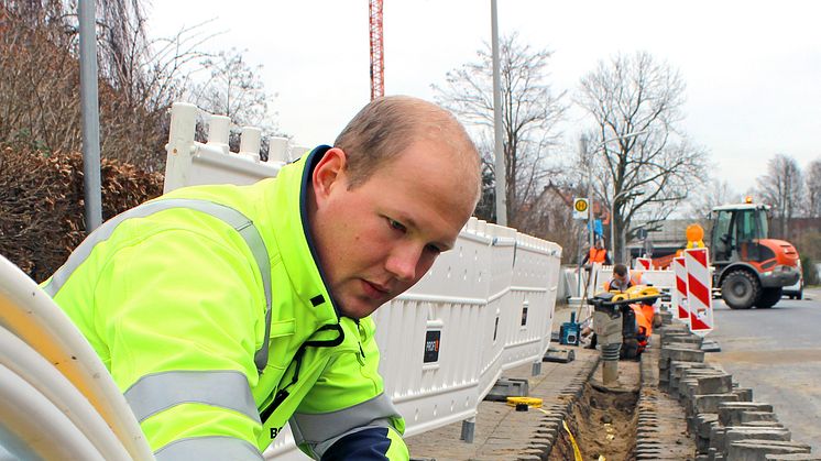 In Braunschweig werden zahlreiche Gewerbegebiete ans Glasfasernetz angeschlossen.