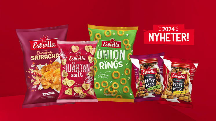 Estrellas snacksnyheter vecka 3, 2024 med bland annat favoriten Onion Rings.