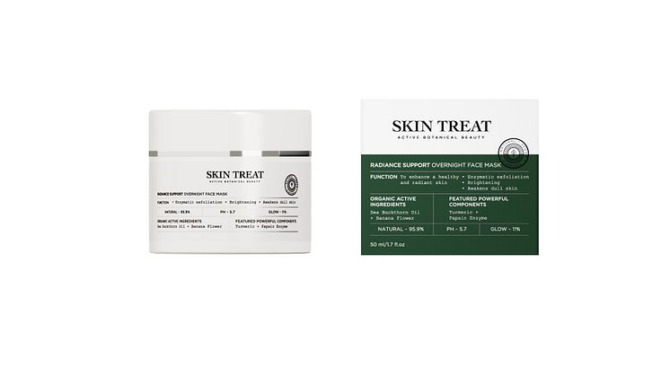 SKIN TREAT utökar sin ansiktsserie med tre nya produkter för en hälsosam lyster