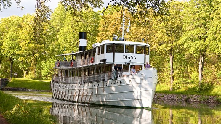 Pressinbjudan: Visning av nyrenoverade Göta Kanalbåten M/S Diana
