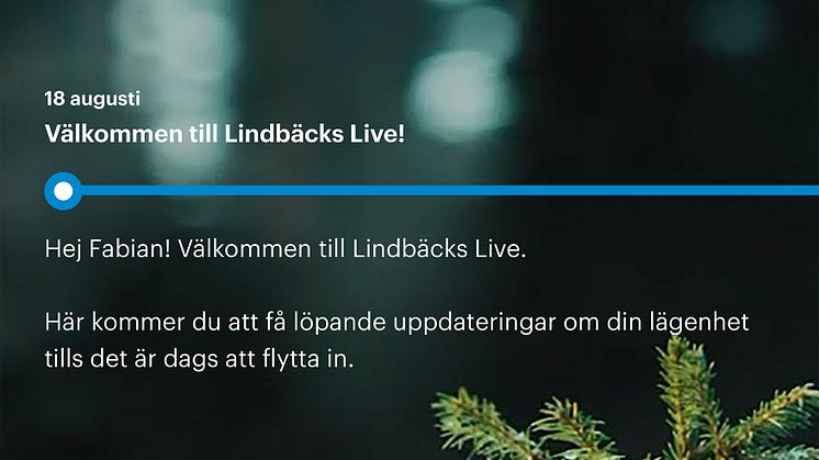 Lindbäcks Live, första inlägget