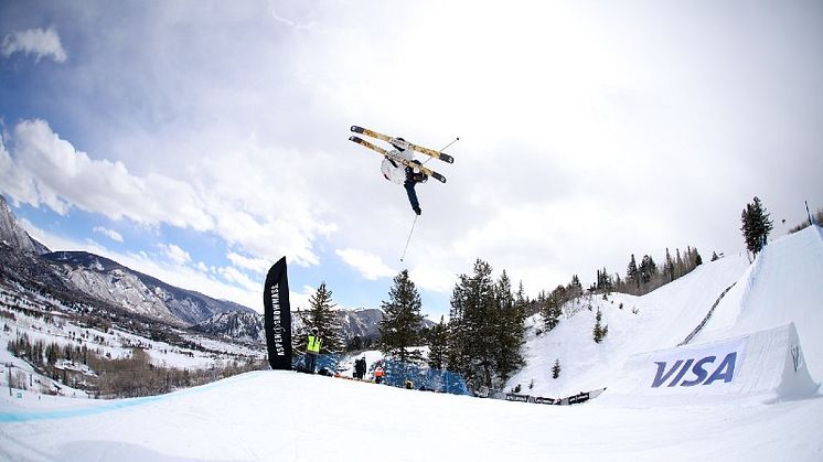 Henrik Harlaut vidare till slopestylefinal på världscupen i Aspen. Foto: FIS