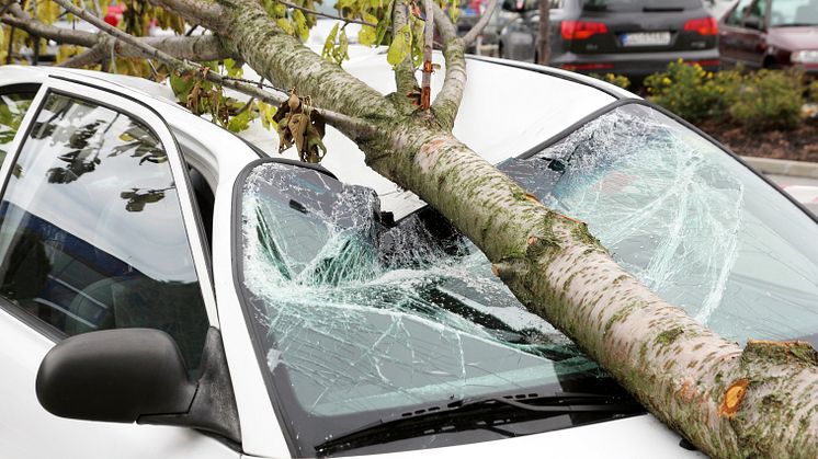 Sturmverursachte Schäden an Autos reguliert bereits die Teilkaskoversicherung.