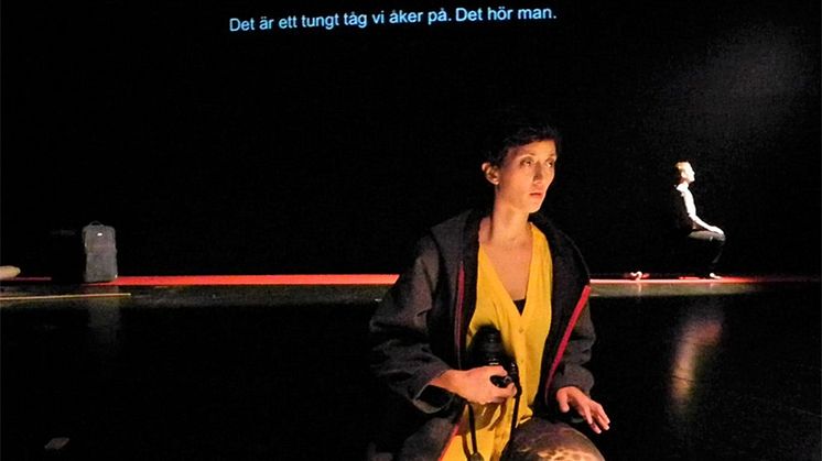 Föreställningen Nattpassage är bjuden till teaterfestivalen Ellas Crean i Madrid. Foto: Matilda Landsberg. 