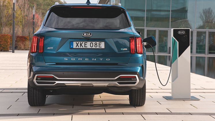 Kia Sorento Plug-In Hybrid: Lågt CO2 – lång räckvidd