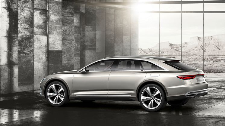 Audi prologue allroad left side rear