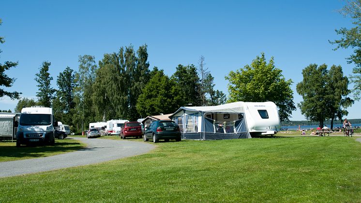 Rekordstor ökning av gästnätter på camping i Destination Läckö-Kinnekulle 2018