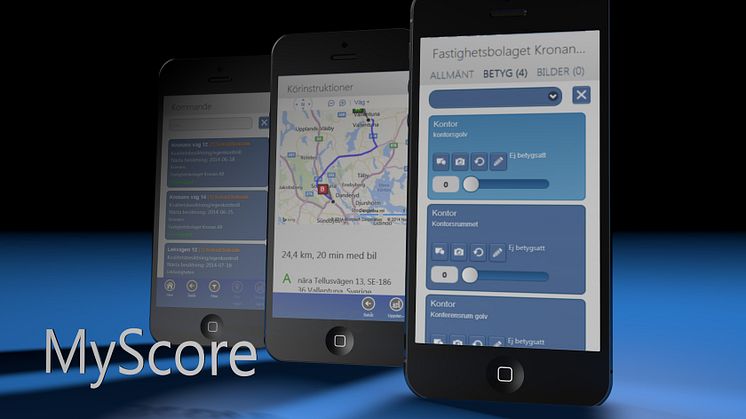 Nu finns MyScore även som app för iOS och Android 