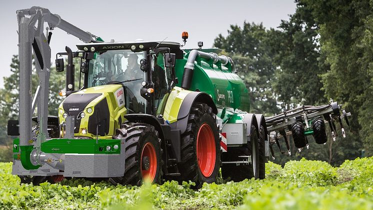 With the smallest total depth on the market of only 774 mm at the top and 502 mm at the base, the FAP system from SAMSON AGRO is extremely compact.  Photo: SAMSON