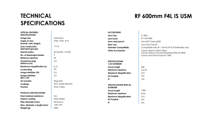 RF 600mm F4L IS USM_PR Spec Sheet.pdf
